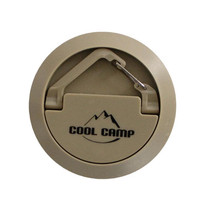 COOLCAMP CF-A208 Outdoor Open Camp Magnetic Hook Tent Skywalf Capital Camping Fixed Car Camp Light Hanging(Khaki)