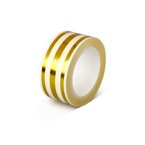 2.5cm x 5m  Golden Tile Gap Tape Waterproof PVC Self Adhesive Sticker(Gold)