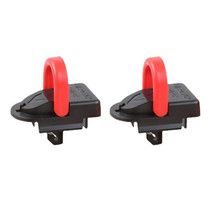 For Tesla Model Y 2pcs / Set Car Rear Door Emergency Switch Handle Rear Row Physical Unlocking (Red)