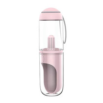 Pet Outdoor Travel Mug Outdoor Portable Travel Water Bottle(Pink)