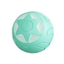 Star Rolling Ball Cats Motorized Toy Pets Teasing Toys(Light Blue)