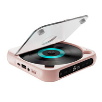 KC-918 Bluetooth CD Player Rechargeable Touchscreen Headphone Small Music Walkman(Pink)