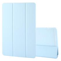 For Honor Pad 9 Tri-fold Silicone Leather Tablet Case(Ice Blue)