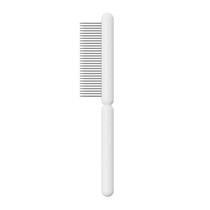 Cats And Dogs Long Hair Knotting Brush Pets Stainless Steel Detangling Comb, Size: Coarse Teeth(White)