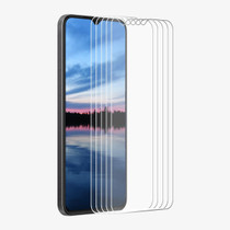 For OPPO A2x 5pcs ENKAY 9H Big Arc Edge High Aluminum-silicon Tempered Glass Film