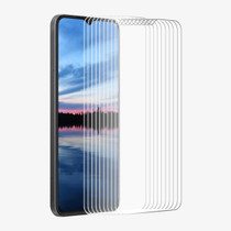 For Huawei Nova Y61 10pcs ENKAY 9H Big Arc Edge High Aluminum-silicon Tempered Glass Film
