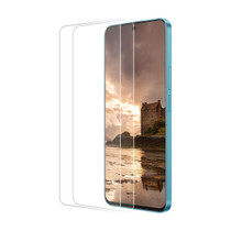 For Honor X7b 2pcs ENKAY 9H Big Arc Edge High Aluminum-silicon Tempered Glass Film