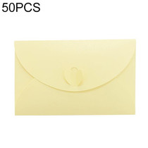 50 PCS Love Buckle Pearl Paper Hot Stamping Envelope Invitation Letter(Platinum)