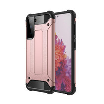 For Samsung Galaxy S21 5G Magic Armor TPU + PC Combination Case(Rose Red)