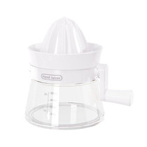 Household Manual Juicer Kitchen Hand Crank Fruit Extractor(White)