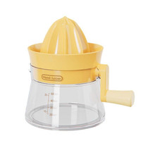 Household Manual Juicer Kitchen Hand Crank Fruit Extractor(Yellow)