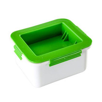 Household Tofu Squeezer Kitchen Built-In Tofu Draining Machine(White And Green)