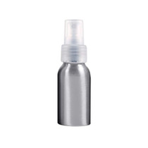Refillable Glass Fine Mist Atomizers Aluminum Bottle, 30ml(Transparent)