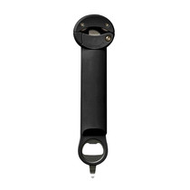 Multifunctional Beer And Beverage Bottle Opener Magnetic Telescopic Cans And Caps Driver(Black)