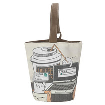 Oil Painting Style Cartoon Handbag Outdoor Portable Cute Single-shoulder Bag, Color: Work Progress