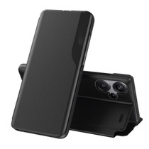 For Xiaomi Redmi Note 13 Pro+ Attraction Flip Holder Leather Phone Case(Black)