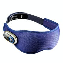 Heating Eye Massager Electrical Smart Graphene Flexible Hot Compress Relieve Fatigue Cloud Sense Eye Mask(Dark Blue)