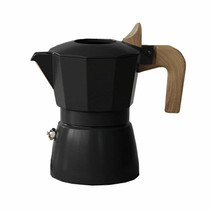 100ml Dual Valve Mocha Pot Espresso Machine Outdoor Coffee Brewing Pot Extraction Tool(Black)