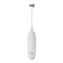 Cordless Handheld Milk And Coffee Frother Household Small Baking Mixing Tool(White)