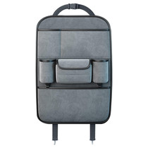 Multifunction Car Seat Back Storage Bag Seat Back Pocket Car Utility Storage Hanging Bag(Gray)
