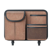 Car Seat Back Organizer Multifunctional Storage Bag Decorative Products(Brown)