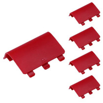 For Xbox One 5pcs Wireless Controller Battery Cover Replacement Battery Doors(Red)