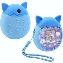 For Tamagotchi Pix Cartoon Electronic Pet Game Console Anti-Slip And Anti-Fall Silicone Protective Cover(Blue)