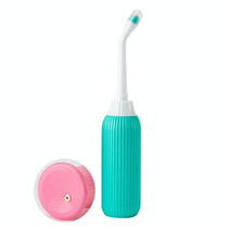 500ml Portable Feminine Washing Instrument Handheld Sanitary Wash Bottle For Pregnant Women, Model: With Valve Green