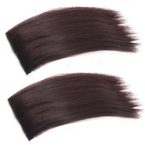 2pcs /Pack Invisible Pad Hair Roots Both Sides Puffy Wig Piece Faux Hair Extension Pad Hair Piece, Color: 20cm Dark Brown