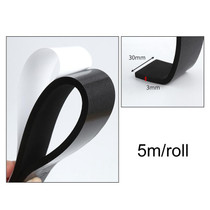 5m 3cm Width 3mm Thickness Foam Strips with Adhesive High Density Foam Closed Cell Tape Seal for Doors and Windows
