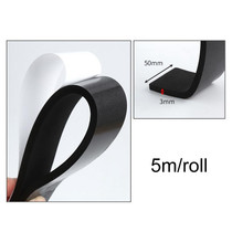 5m 5cm Width 3mm Thickness Foam Strips with Adhesive High Density Foam Closed Cell Tape Seal for Doors and Windows