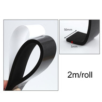 2m 5cm Width 5mm Thickness Foam Strips with Adhesive High Density Foam Closed Cell Tape Seal for Doors and Windows