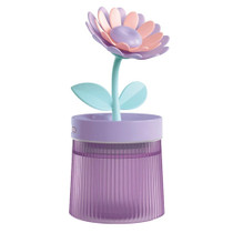 Flower Spray Hhydrating Colorful Atmosphere Light USB Aromatherapy Humidifier, Color: Sunflower Purple