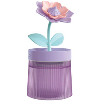 Flower Spray Hhydrating Colorful Atmosphere Light USB Aromatherapy Humidifier, Color: Gardenia Purple