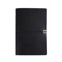 A6 Business Office Loose Leaf Notes Student Conference Diary Recording Notebooks(Black)