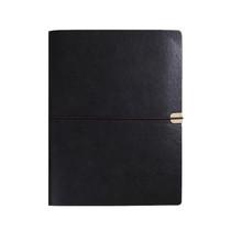 A5 Business Office Loose Leaf Notes Student Conference Diary Recording Notebooks(Black)