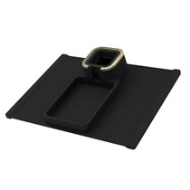 Sofa Armrest Car Seat Armrest Silicone Coaster Heat Insulation Anti-scalding Cup Holder(Black)