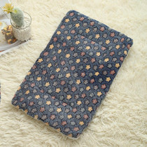 69x52cm Thickened Pet Cushion Cat Dog Blanket Pet Bed(Blue Stars)