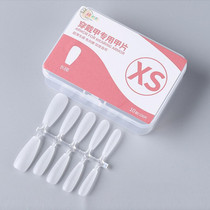 10pairs of 100pcs/box Frosted Coded Wearable Manicure Tablets, Shape: Long Ladder XS