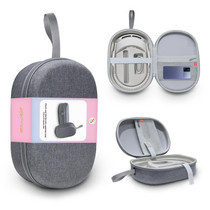 JYS-APP001 For Apple Vision Pro Headset Storage Bag VR Glasses Anti-Scrape Portable Bag, Color: Gray Linen