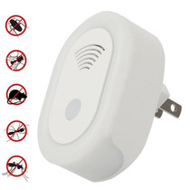 Adjustable Night Light Ultrasonic Mosquito Repeller Mini Home Electronic Mouse Repeller, Spec: EU Plug(White)