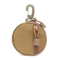 Pocket Portable Mini Coin Bag Key Ring Waist Bag(Khaki)