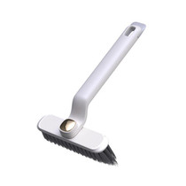 Home Bathroom Multifunctional Rotary Crevice Cleaning Brush 2 In 1(White)