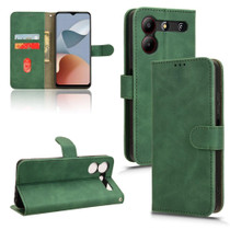 For ZTE Blade A54 Skin Feel Magnetic Flip Leather Phone Case(Green)