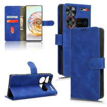 For ZTE nubia Z60 Ultra Skin Feel Magnetic Flip Leather Phone Case(Blue)