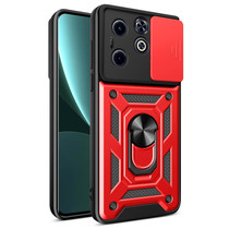 For Infinix Hot 40i / Smart 8 Sliding Camera Cover Design TPU+PC Phone Case(Red)