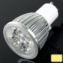 GU10 5W  LED Spotlight Lamp Bulb, 5 LED, Adjustable Brightness, Warm White White, AC 220V