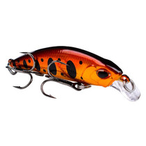 PROBEROS DW578 Ordinary Hook 5.3cm 4.6g Sinking Minnow Lure Long Casting Bionic Plastic Hard Bait Fishing Tackle(Color C)