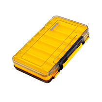 PROBEROS H1000 Double Sided Lure Box Handheld Double Layer Storage Case For Bait Accessories, Style: C Model(Yellow)