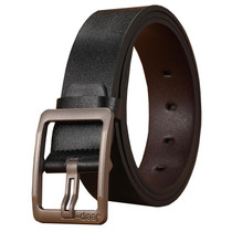 Dandali 120cm Men Rubberized Pin Buckle Belt Casual Vintage Waistband, Model: Style 7(Black)